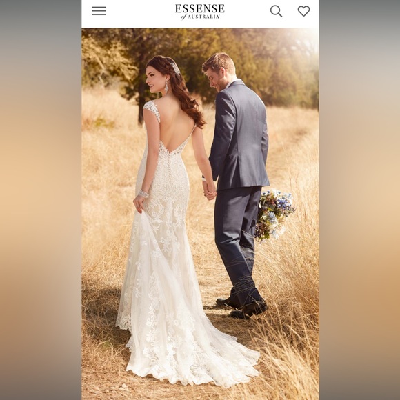 Essence of Australia wedding dress D2320 - Picture 4 of 5